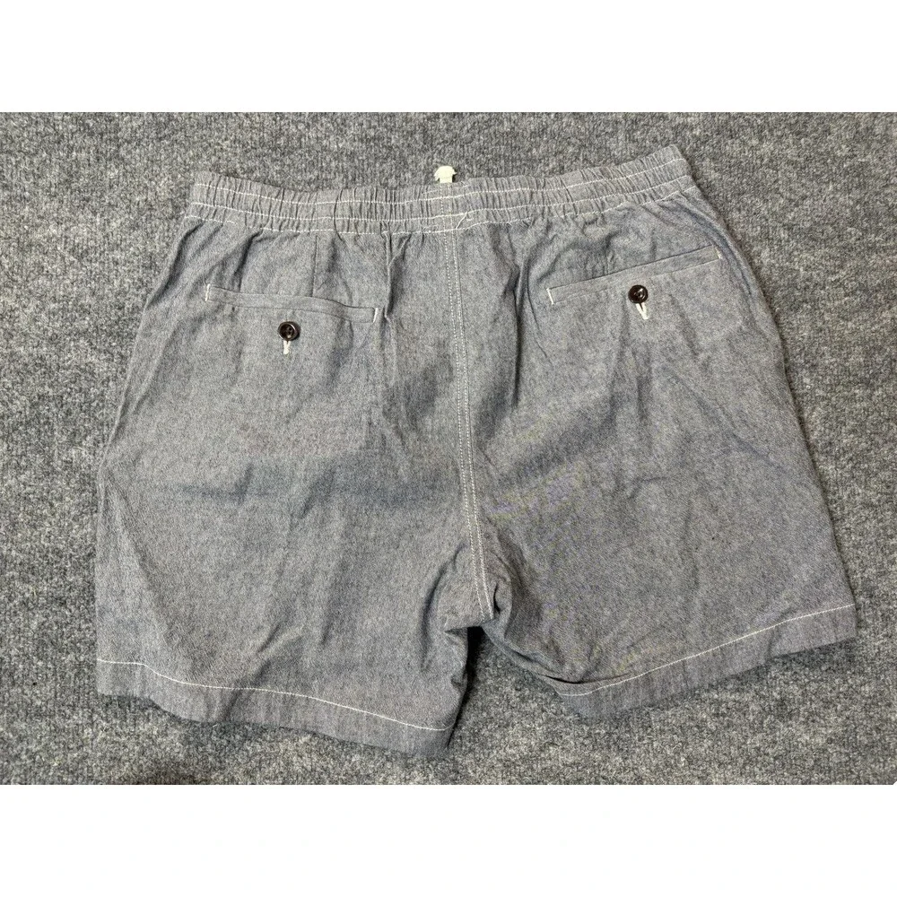 J.CREW Chino Shorts Mens M Blue Lightweight Denim 6